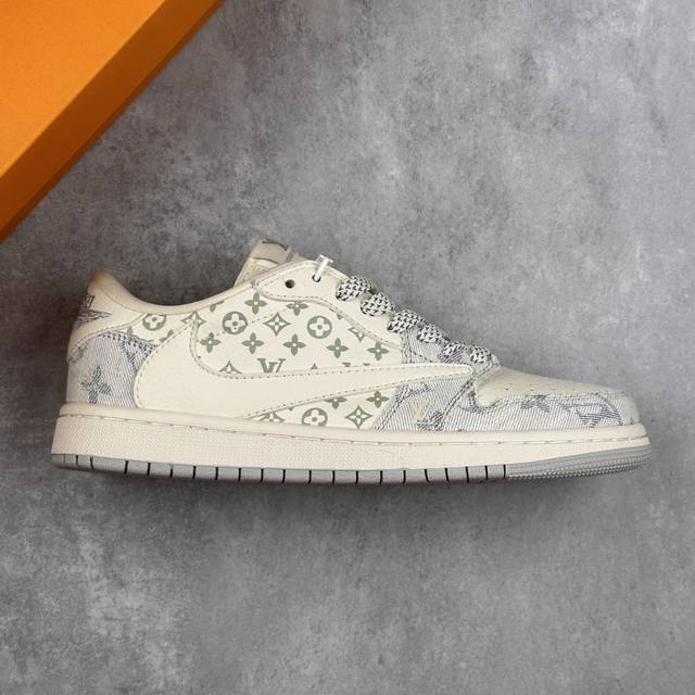 特价本地 核心私 公司级Travis Scott X Fragment Design X Jordan Air Jordan 1 Low Og Sp Aj1 乔