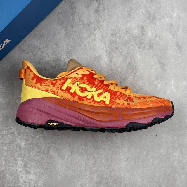 本地 核心私 公司级Hoka One One M Speedgoat 6 低帮专业越野跑步鞋 相较于前几代Mafate包裹感更好 跟Speedgoat 快速羚羊