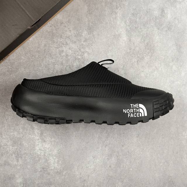 本地 核心私 公司级The North Face M Never Stop Mule 北面舒适百搭防滑耐磨低帮生活半拖休闲鞋 织物的鞋面透气性十足 泡棉中底5C