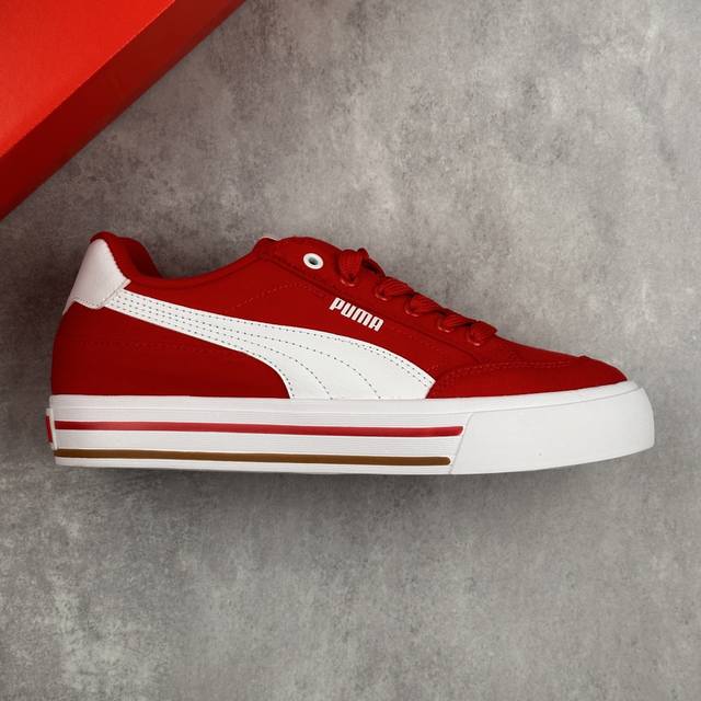 本地 核心私 Puma 彪马 Court Classic Vulc Fs 男女运动板鞋 新款男女同款情侣复古休闲鞋 封口类型: 系带式 鞋跟类型: 无鞋跟 鞋面