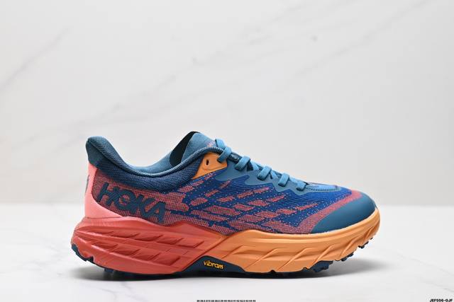 公司级Hoka Speedgoat 5 轻量低帮户外越野跑鞋 户外山脉越野轻量运动跑鞋 货号:1123159 尺码:36 36.5 37.5 38 38.5 3