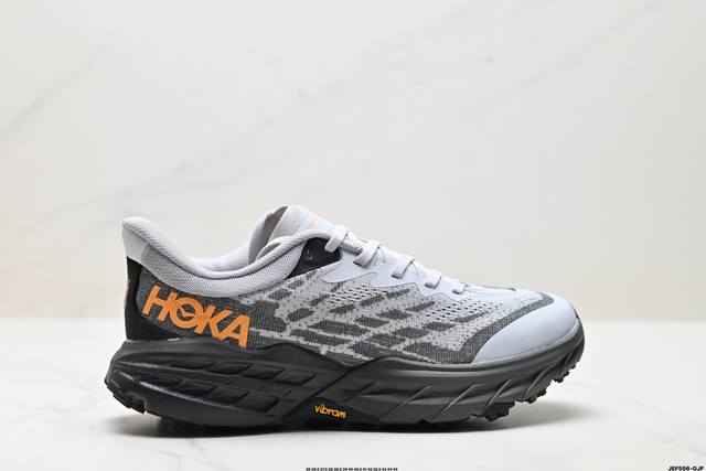 公司级Hoka Speedgoat 5 轻量低帮户外越野跑鞋 户外山脉越野轻量运动跑鞋 货号:1123159 尺码:36 36.5 37.5 38 38.5 3