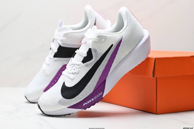 公司级耐克Nike Air Zoom Rival Fly 4超弹透气轻量跑步鞋鞋款搭载 Flyknit 材料 出众弹性 易于穿脱 采用React技术 轻盈耐 跑