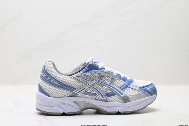 公司级Asics Gel-1130 亚瑟士新款跑鞋 复古减震透气运动休闲鞋 货号:1203A609-101 尺码:36 37 37.5 38 39 39.5 4