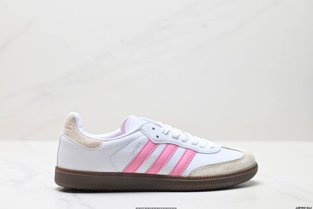 公司级Adidas Originals Samba 桑巴舞系列阿迪达斯 三叶草 绅士德训足球风百搭低帮休闲运动板鞋 货号:Ig1962 尺码:36 36.5 3