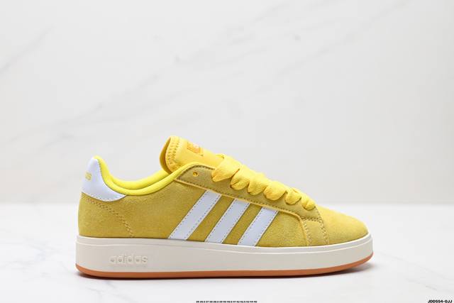 真标Adidas Grand Courtbeat Base 00S 休闲 耐磨 低帮 板鞋 货号:Ih6188 尺码:36 36.5 37 38 38.5 39
