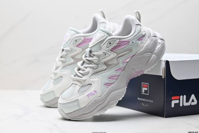 公司级Fila 斐乐蕨草鞋Fern女鞋运动鞋 2025新款户外老爹鞋反光休闲鞋 货号:F12W521119Fcf Id:Jgd170-Gjf