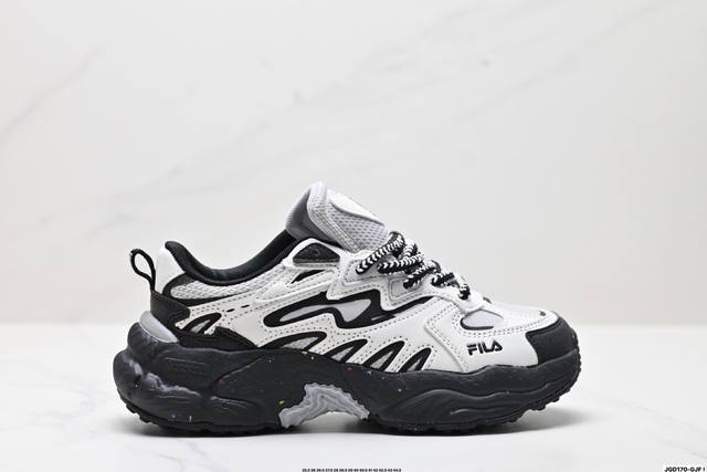 公司级Fila 斐乐蕨草鞋Fern女鞋运动鞋 2025新款户外老爹鞋反光休闲鞋 货号:F12W521119Fcf 尺码:35.5 36 36.5 37.5 38