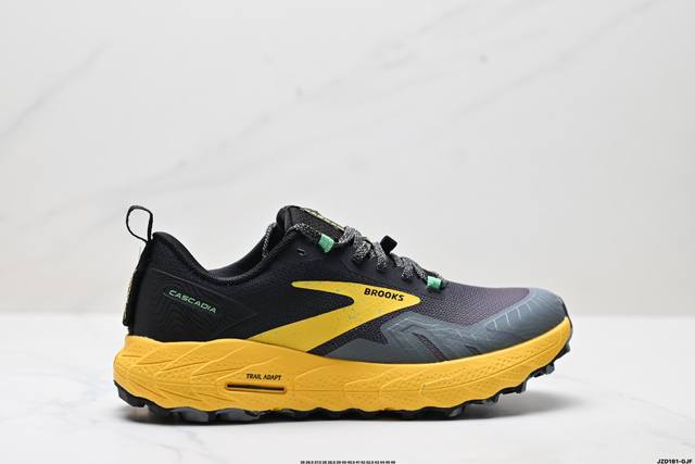 公司级Brooks布鲁克斯 Cascadia 17 舒适百搭耐磨轻便 低帮跑步鞋 货号:110403 1D 238 尺码:36 36.5 37.5 38 38.