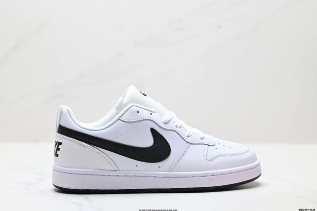 真标耐克 Nike Court Borough Low 低帮百搭透气休闲运动板鞋 经典耐用的设计 兼顾舒适脚感和出众风范 演绎匠心之作 结构性的支撑贴合感结合复