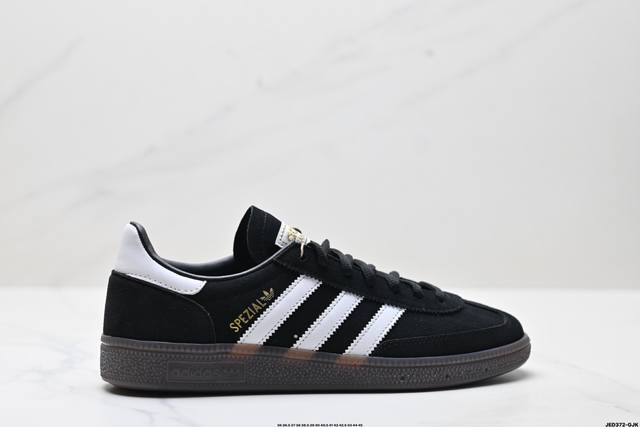 公司级Adidas Handball Spezial 官方正确版本 阿迪达斯经典款 复古休闲板鞋 全鞋采用反毛皮制作 牛筋耐磨大底 承载青春情怀的板鞋 经典三条