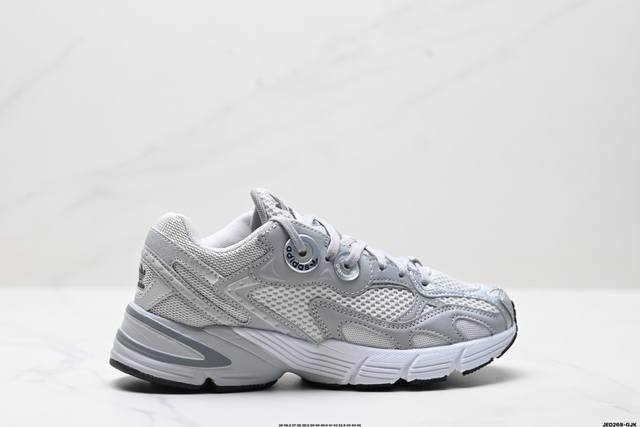 公司级Adidas Original Astir 耐磨复古运动休闲鞋 鞋款灵感来自 0年代的跑步款式 鞋面和超大号孔眼进行更新复古色系搭配经典配色 线条贯穿鞋身