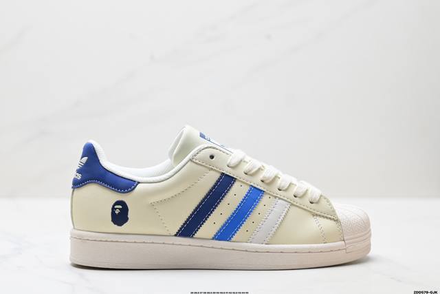 公司级Adidas Originals Superstar 阿迪达斯 三叶草 贝壳头’Diy’系列低帮经典百搭休闲运动板鞋 原装头层材料 用料绝不含糊 独家版型