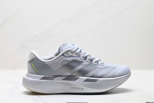 公司级Adidas Adizero Evo Sl 舒适百搭防滑耐磨 低帮 休闲跑步鞋 货号:Jr3419 尺码:36 36.5 37 38 38.5 39 40