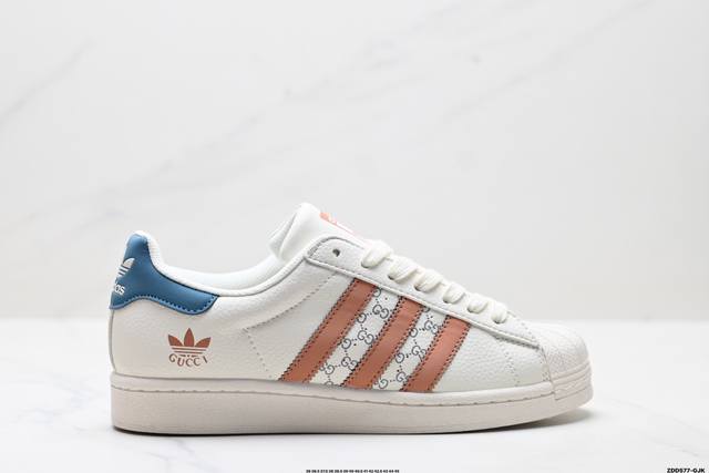 公司级Adidas Originals Superstar 阿迪达斯 三叶草 贝壳头’Diy’系列低帮经典百搭休闲运动板鞋 原装头层材料 用料绝不含糊 独家版型