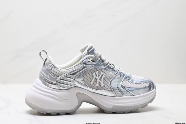 公司级Mlb Xlg Chunky 百搭舒适休闲潮流运动厚底增高防滑耐磨 低帮 老爹鞋 货号:3Ashw045N 尺码:36 36.5 37.5 38 38.5