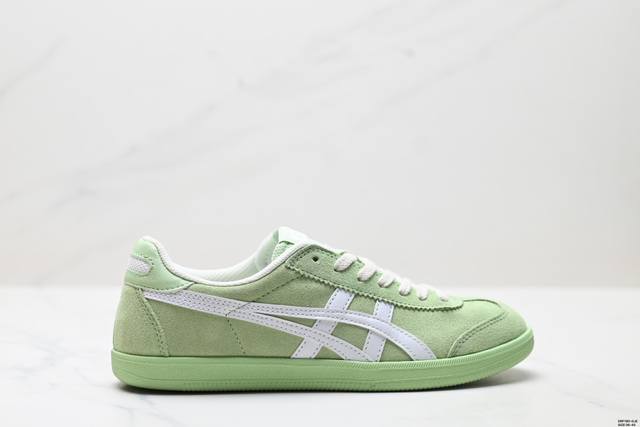 公司级亚瑟士 Onitsuka Tiger Tokuten 复古低帮休闲跑鞋 实拍首发 Tokuten的灵感来源于80年代的室内用鞋 T-Toe前足补强设计 室