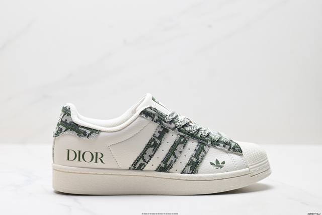 公司级Adidas Originals Superstar 阿迪达斯 三叶草 贝壳头’Diy’系列低帮经典百搭休闲运动板鞋 原装头层材料 用料绝不含糊 独家版型
