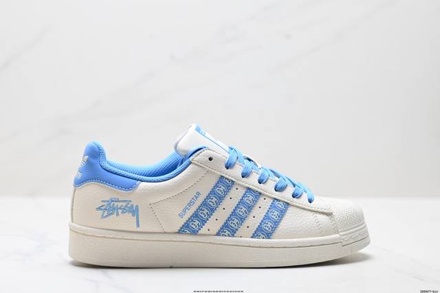 公司级Adidas Originals Superstar 阿迪达斯 三叶草 贝壳头’Diy’系列低帮经典百搭休闲运动板鞋 原装头层材料 用料绝不含糊 独家版型