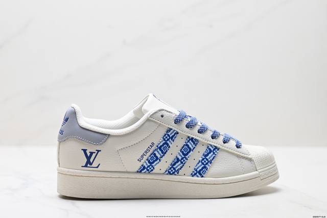 公司级Adidas Originals Superstar 阿迪达斯 三叶草 贝壳头’Diy’系列低帮经典百搭休闲运动板鞋 原装头层材料 用料绝不含糊 独家版型