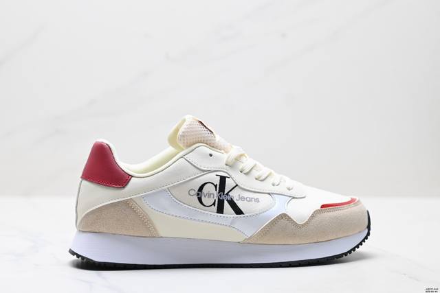 真标Ckj Calvin Klein Jeans 系带圆头 低帮 生活休闲鞋 尺码:40-44 Id:Jjd117-Gjz