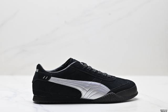 真标Puma Bella Ut 彪马 徐梦洁同款舒适男女低帮生活休闲德训薄底鞋 货号:402186-02 尺码:36-45 Id:Drd170-Gjz