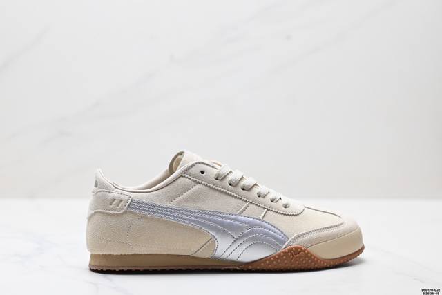 真标Puma Bella Ut 彪马 徐梦洁同款舒适男女低帮生活休闲德训薄底鞋 货号:402186-02 尺码:36-45 Id:Drd170-Gjz
