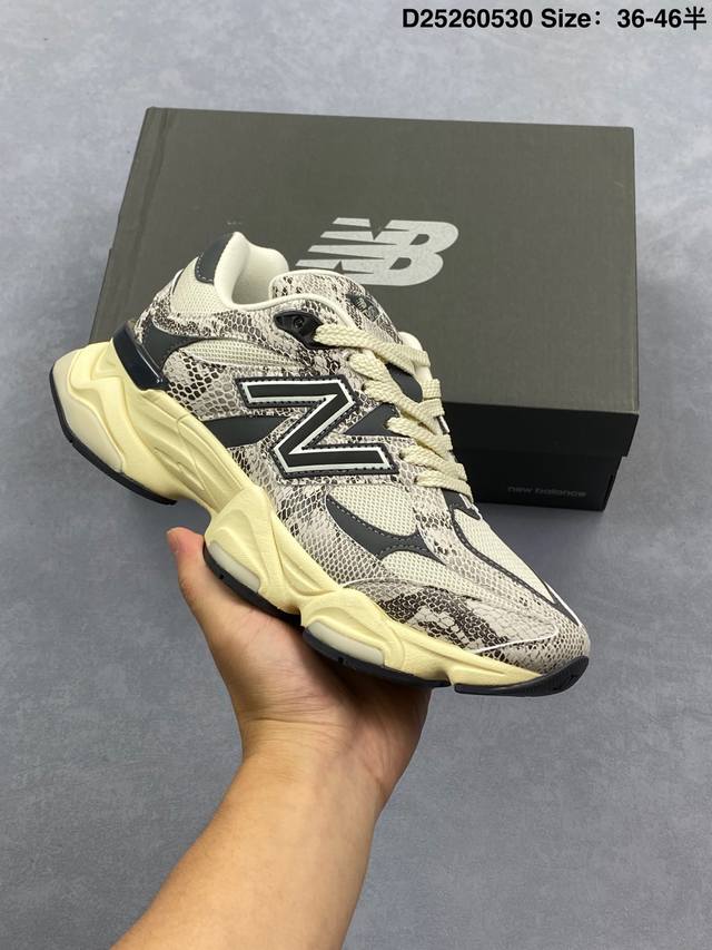 Nb 新百伦 New Balance Nb9060小象蹄男女款9060舒适百搭老爹鞋 全新 9060 款式将经典风格与现代设计融合到日常多功能性中。 9060