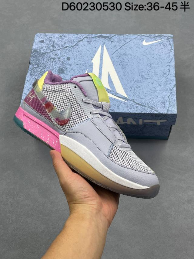 Nike Ja 1 莫兰特1代 耐克时尚百搭 耐磨透气 低帮篮球鞋 货号:Fn6614-900 尺码:36 36.5 37.5 38 38.5 39 40 40