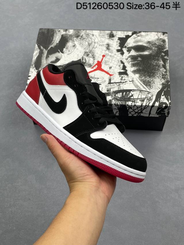 头层带半码 Air Jordan 1 Low Se Wmns 低帮 白红色 Aj1 乔丹1代 Aj1 乔1 低邦 白红色 男女同款 乔丹篮球鞋系列 整双鞋选用白