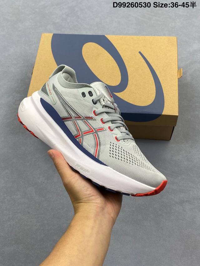 瑟亚士Asics Gel-Kayano 31 亚卡诺31低代帮专业有氧轻超量休闲动运全能慢鞋跑。标原半码制#全新原装数据开人发体工学体一式轻贾质卡双编层鞋织面,