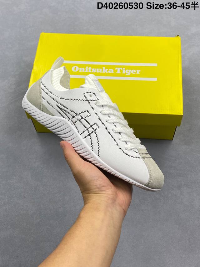 亚瑟士 Onitsuka Tiger鬼塚虎 Sclaw 轻便舒适 防滑耐磨透气支撑 低帮 生活休闲鞋 男女同款，复古美学极简风格，配色独具个性又超级好看。鞋口织