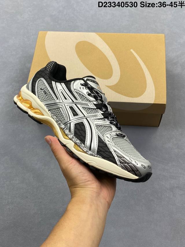 公司级Asics Gel-Nimbus 10.1 亚瑟士 复古先锋 潮流 拼接耐磨 低帮休闲跑步鞋 货号:1203A543-500 尺码:36 37 37.5