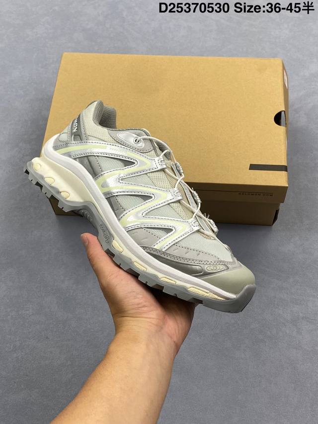 Salomon Xt-Quest Advanced 萨洛蒙 低帮 蓝银色 潮流越野机能户外功能鞋男女同款 基于Salomon初代Xt鞋身造型并搭载4D Adva