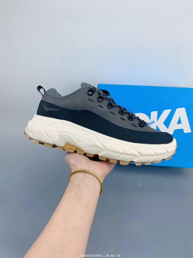 公司级Hoka One One Tor Summit 休闲美观 低帮跑步鞋 原装轻量化材料 Fresh Foam超轻量中底 全部用料过3C认证 滚动平衡科技减少
