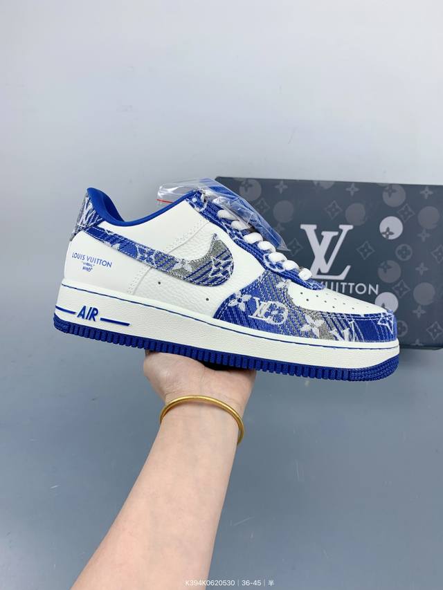 纯原版本！Nike Air Force 1 Low 07 Lv联名 Size：如图 编码：K394K0620530