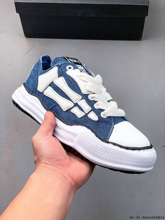集图 原装级别 三原康裕Mmy Maison Mihara Yasuhiro Original Sole Canvas Low 余文乐挚爱单品 复古溶解风日本概