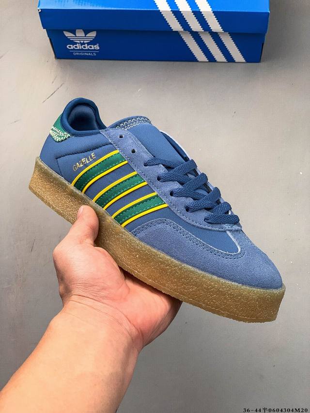 Clot X Adidas Origials Gazelle Indoor 陈冠希联名 三叶草复古休闲防滑耐磨低帮板鞋 0604304M20