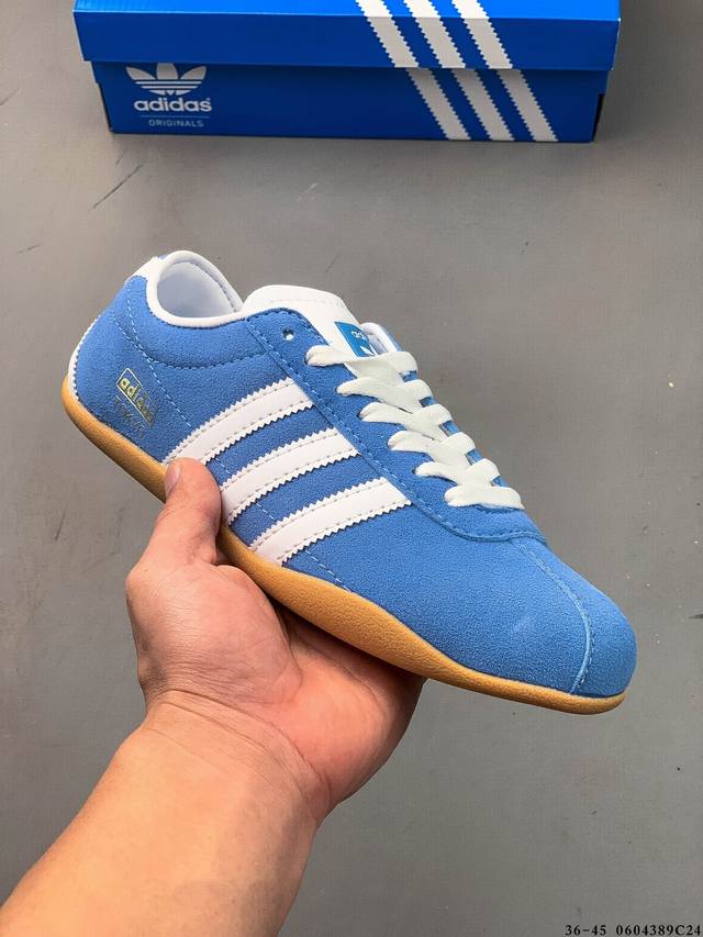 公司级！Adidas Originals Tokyo W 东京限定 全新Adidas Originals Tokyo W 系列复古百搭薄底德训风低帮休闲运动鞋