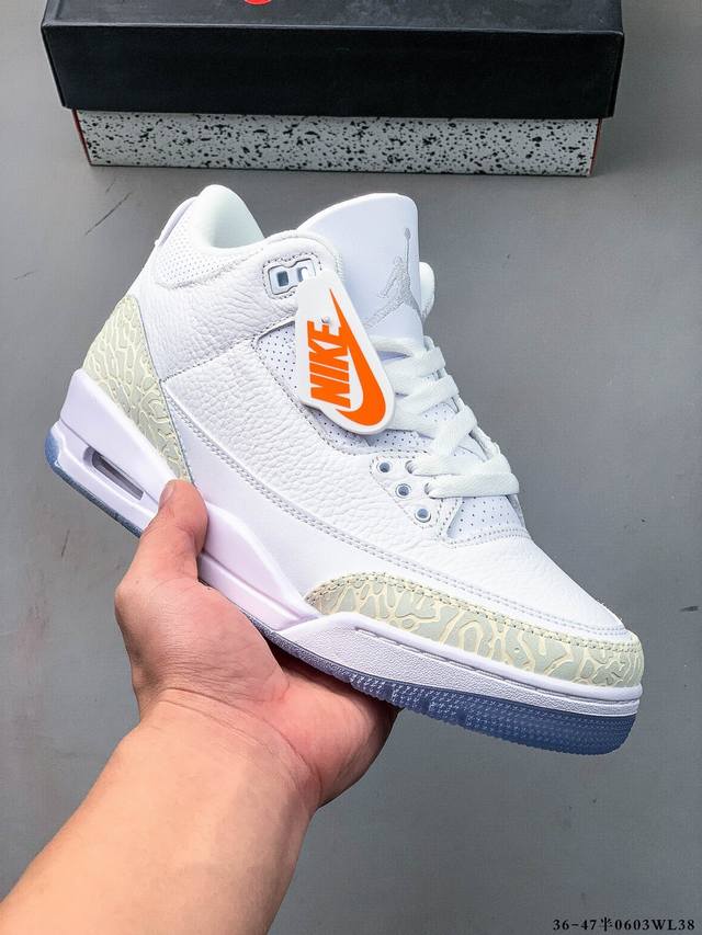 公司级！乔丹 Air Jordan 3 Retro Tinker Nrg Aj3 乔3 低帮复古休闲运动文化篮球鞋 0603Wl38