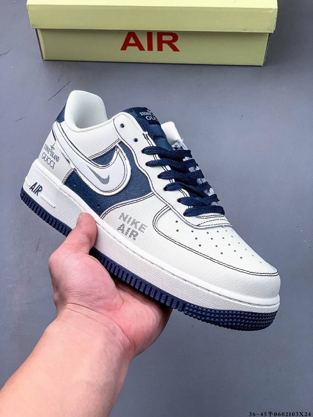 二层真标！耐克Nike Air Force 1 Low 空军一号低帮经典百搭休闲板鞋 0602103X24