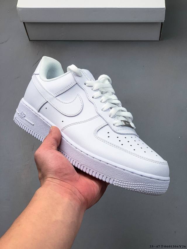 公司级头层！耐克Nike Air Force 1 Low 空军一号低帮经典百搭休闲板鞋 060 6Y26