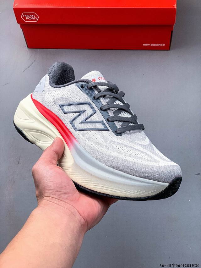 New Balance Fresh Foam X More V5 新款厚底缓震休闲运动跑步鞋 0601284H30