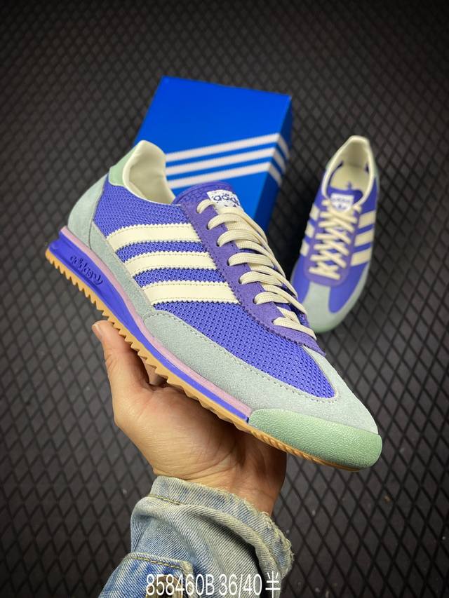 B 公司级Adidas Sl 72 Rs 三叶草复古休闲跑步鞋休闲运动鞋 货号:Ih0 尺码:36 36.5 37 38 38.5 39 40 编码：85846