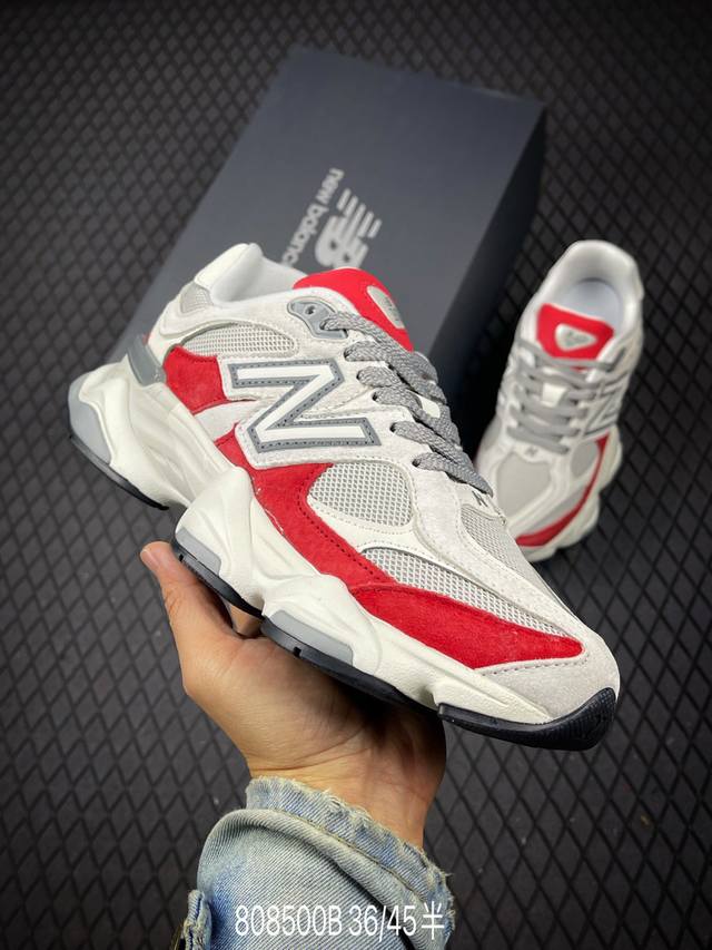 B 公司级New Balance 公司级版本 Nb9060 联名款 复古休闲运动慢跑鞋 鞋款灵感源自设计师本人对夏日的怀日回忆。鞋面大身由空间双格及磨砂鞋面拼接