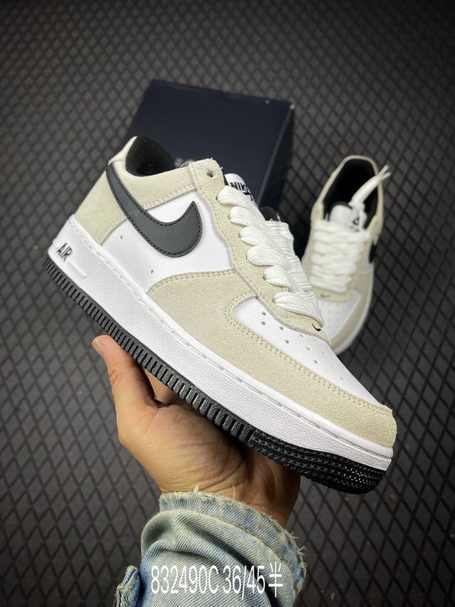 C Nike Air Force 1‘07 Low 空军一号低帮休闲板鞋 #原楦头原纸板 原装鞋盒 定制五金配件 内置全掌气垫 原厂鞋底 货号：Ib6388-1
