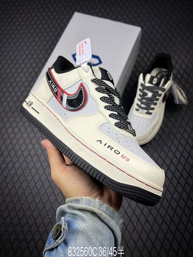 C Nike Air Force 1‘07 Low 问界联名 黑M9 空军一号低帮休闲板鞋 #原楦头原纸板 原装鞋盒 定制五金配件 内置全掌气垫 原厂鞋底 货号