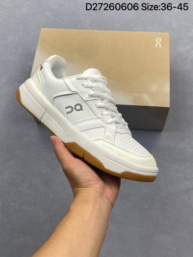 On 昂跑 X 费德勒 The Roger Spin 透气网面 特别合作款 低帮运动休闲板鞋 货号：3Wf10430924 尺码：36-45 编码：D27260