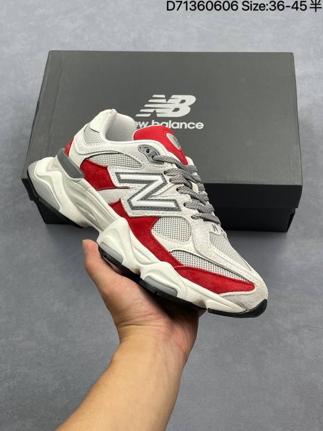 公司级New Balance 公司级版本 Nb9060 联名款 复古休闲运动慢跑鞋 鞋款灵感源自设计师本人对夏日的怀日回忆。鞋面大身由空间双格及磨砂鞋面拼接而生