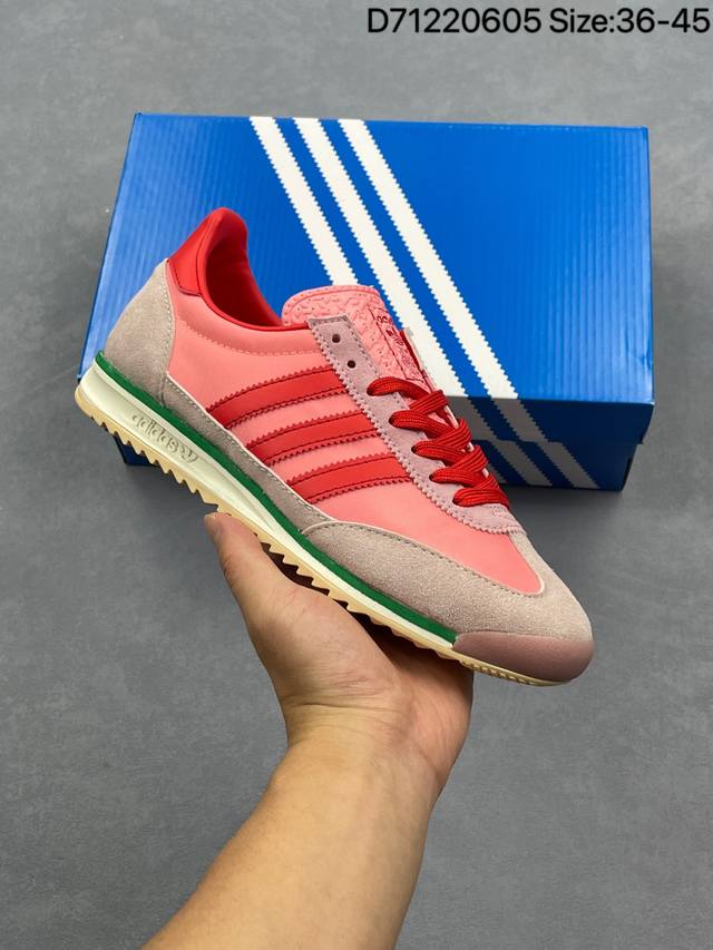 阿迪达斯Adidas Sl 72 Og三叶草复古休闲跑步鞋休闲运动鞋 货号：Js0254 尺码：36-45 编码：D71220605